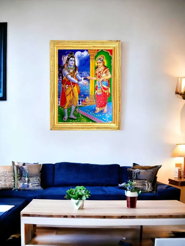 SUNINOW_ANNAPURNA_JI_WITH_SHIV_JI_|_ANNAPURNA_MATA_Religious_Frame