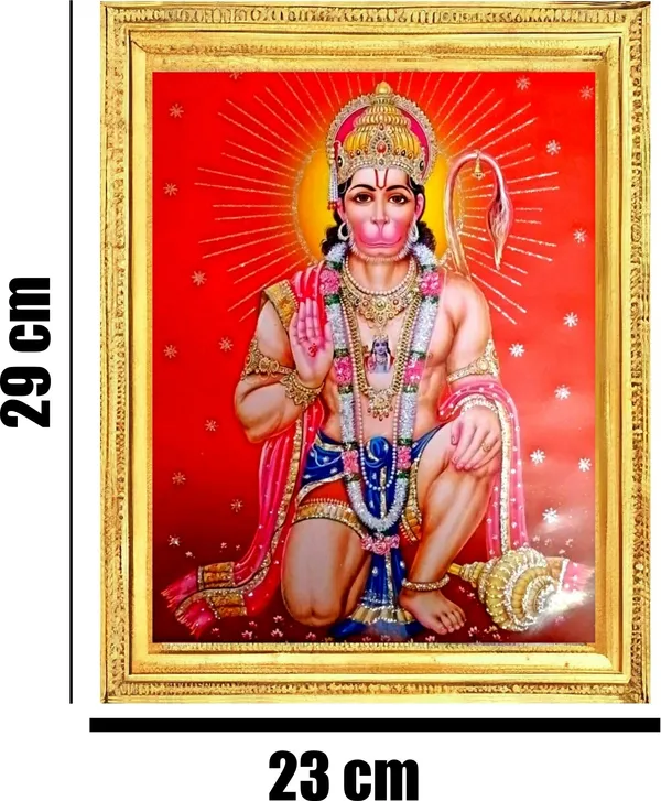 SUNINOW_Hanuman_Ji_photo_frame_Religious_Frame