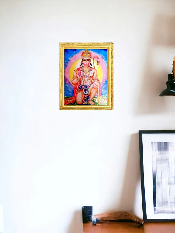 SUNINOW_Hanuman_Ji_photo_frame_Religious_Frame
