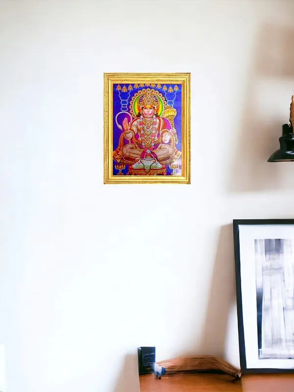 SUNINOW_Hanuman_photo_frame_Religious_Frame
