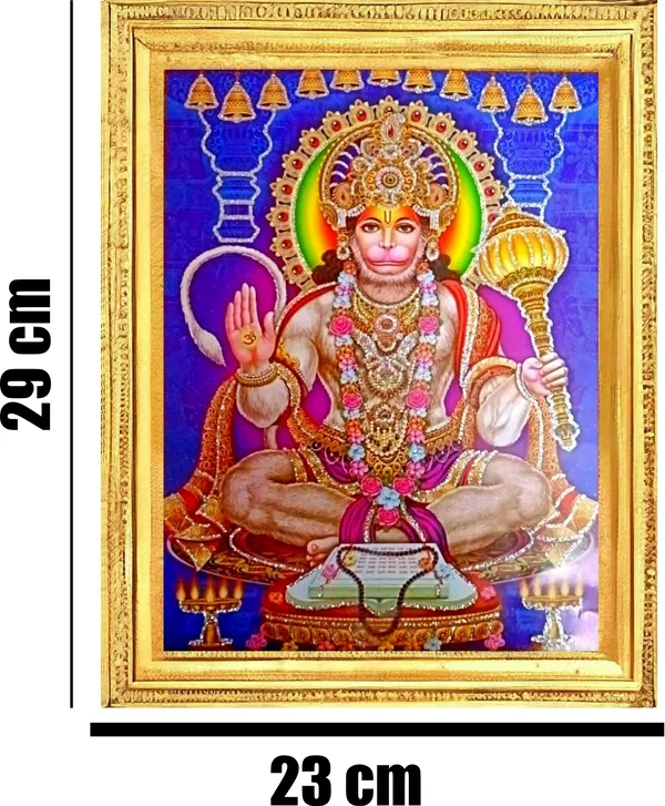 SUNINOW_Hanuman_photo_frame_Religious_Frame