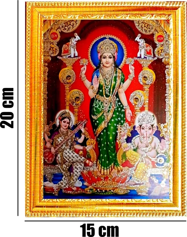 SUNINOW_laxmi_ganesh_saraswati_Religious_Frame