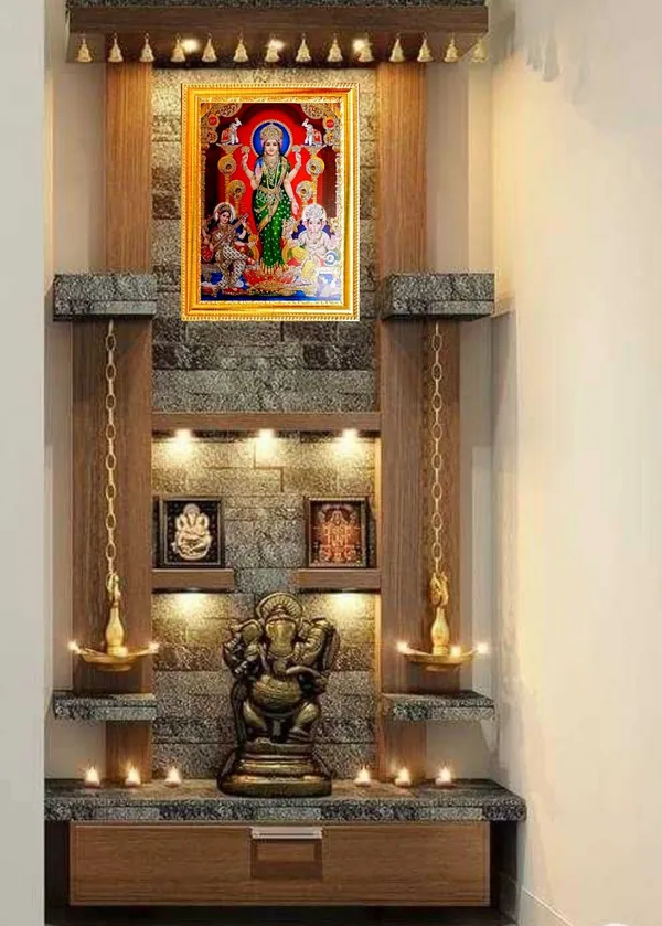 SUNINOW_laxmi_ganesh_saraswati_Religious_Frame