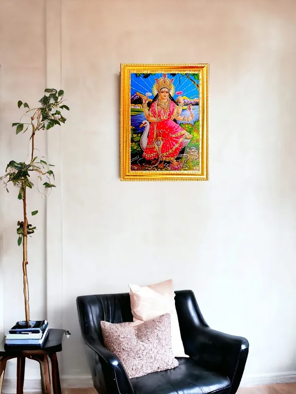 SUNINOW_Mansa_devi_small_size_photo_frame_Religious_Frame