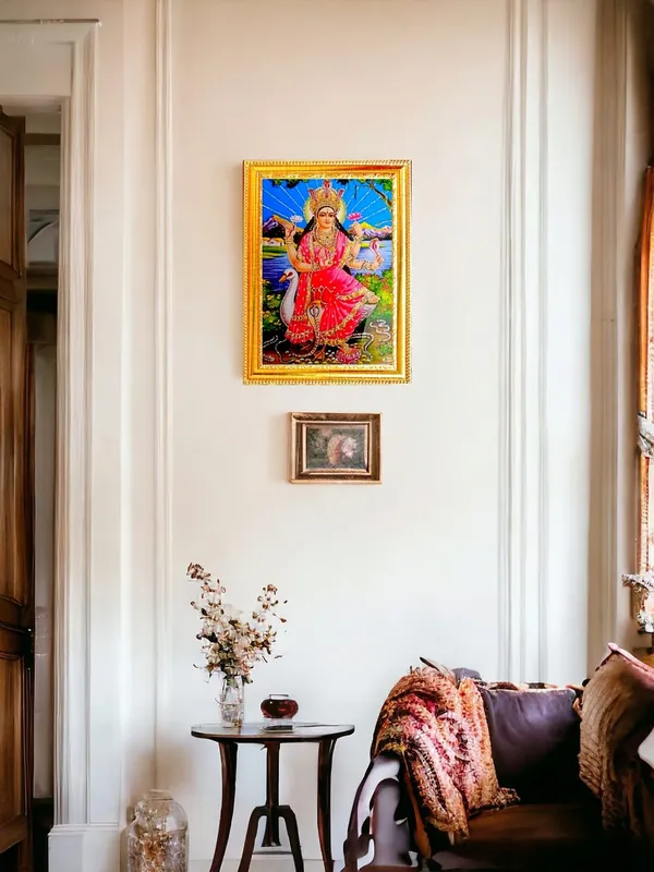 SUNINOW_Mansa_devi_small_size_photo_frame_Religious_Frame