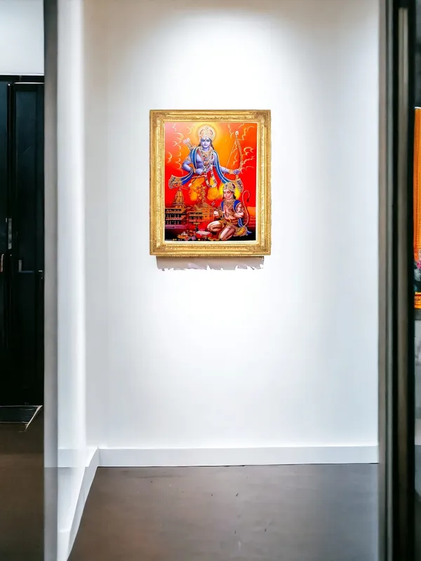SUNINOW_Ayodhya_Ram_ji,_Hanumaan_Ji_Religious_Frame