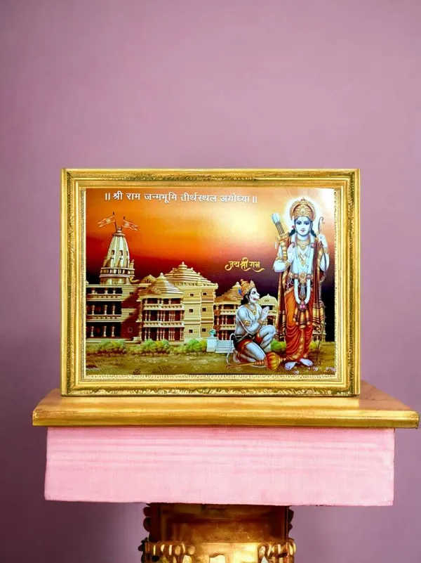 SUNINOW_Ayodhya_Ram_ji_with_Hanuman_ji_Religious_Frame