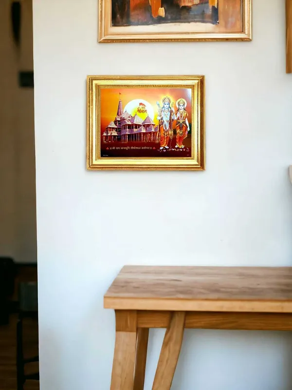 SUNINOW_Ayodhya_Mandir_Ram_ji_Sita_ji_Religious_Frame