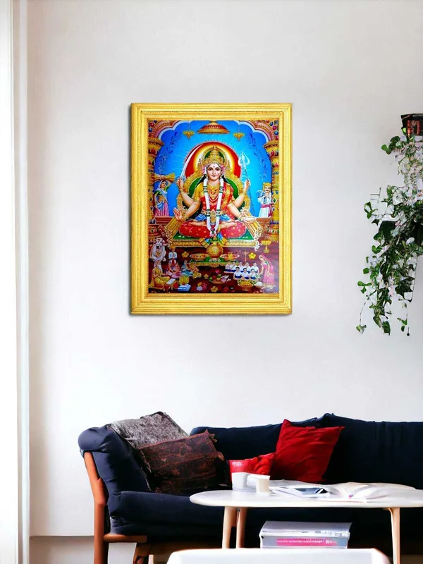 SUNINOW_Santoshi_maa_photo_frame_Religious_Frame