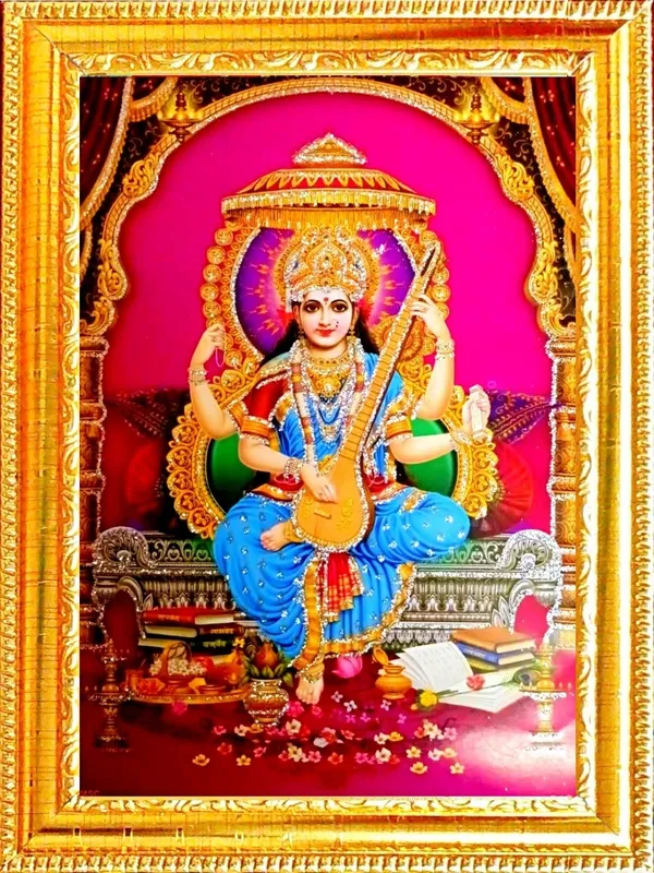 SUNINOW_Saraswati_photo_frame_Religious_Frame