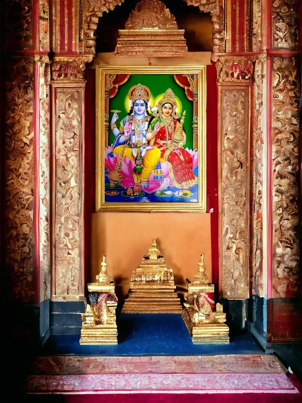 SUNINOW_Big_Size_Vishnu_laxmi_Religious_Frame