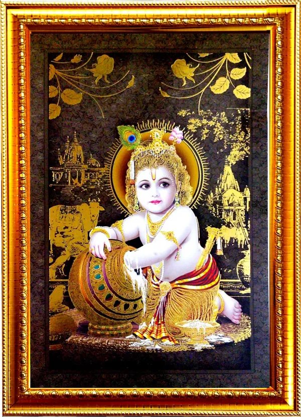 Photo_&_Frame_Bal_Gopal_Poto_Frame_(_35_X_26_Cm_)