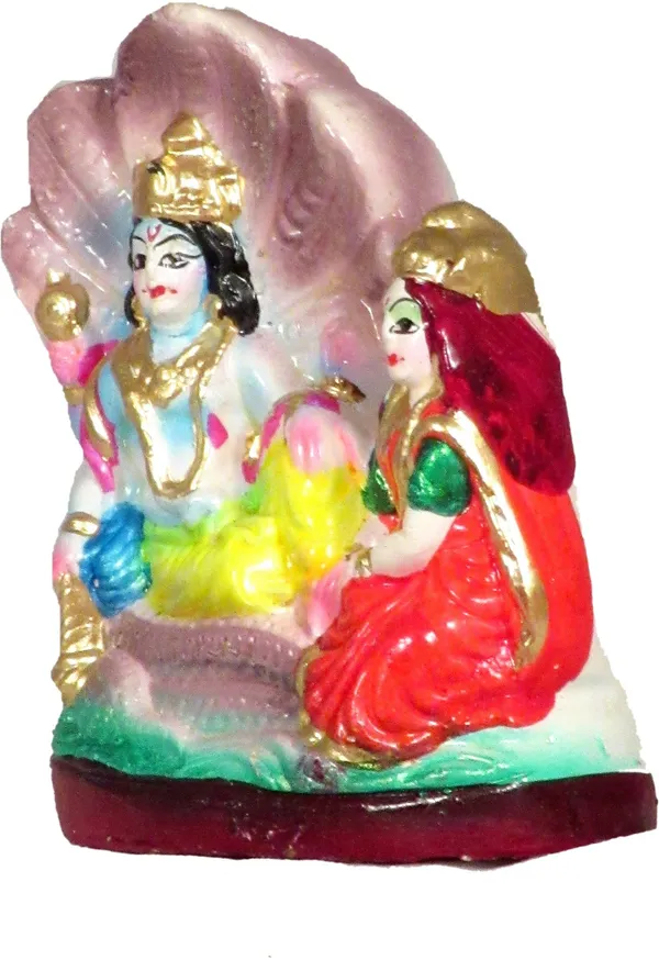 Lakshmi_Vishnu_God_Idol_|_Vishnu_Laxmi_Idol_Decorative_Showpiece_-_9_Cm_(Terracotta,_Multicolor)