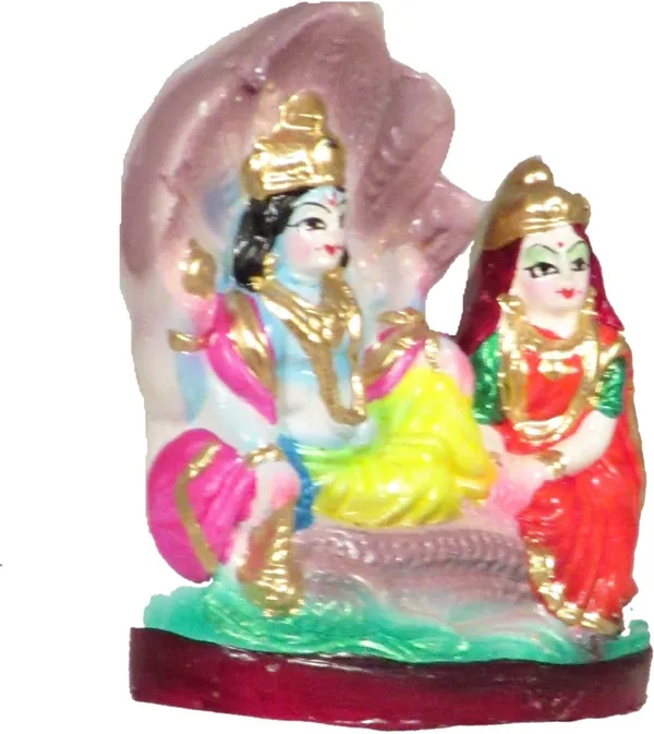 Lakshmi_Vishnu_God_Idol_|_Vishnu_Laxmi_Idol_Decorative_Showpiece_-_9_Cm_(Terracotta,_Multicolor)