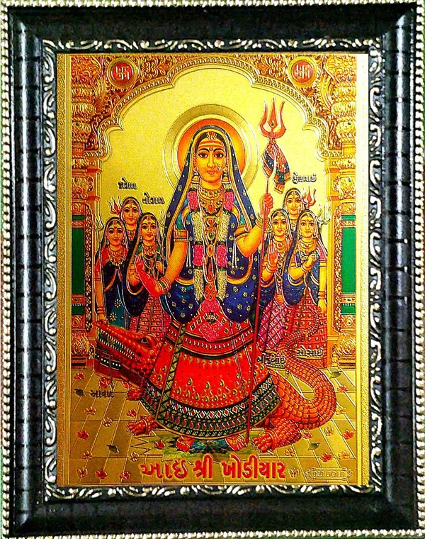 Photo_&_Frame_Khodiyar_Mata_|_Chamunda_Mata_|_Meldi_Mata___|_Hindu_Goddess