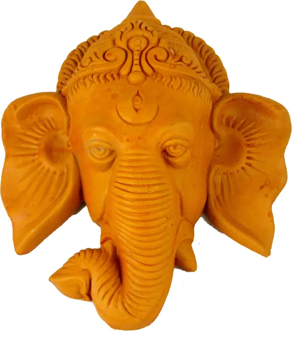 Ganesh_Ji_Hanging_Ganpati_Ganesha_Idol_For_Car/Wall/Door/Pooja/Room_|Hanging_For_Diwali_Decorative_Showpiece_-_22_Cm_(Terracotta,_Brown)