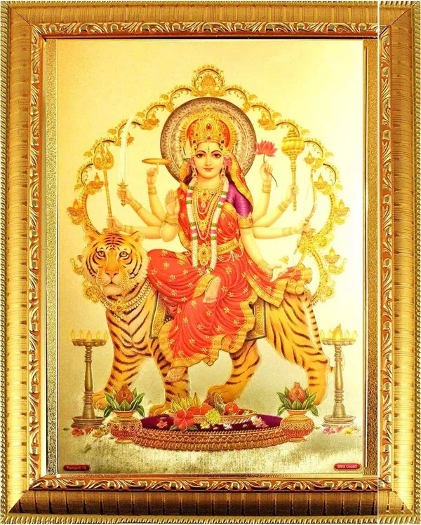 Photo_&_Frame_Durga_Maa