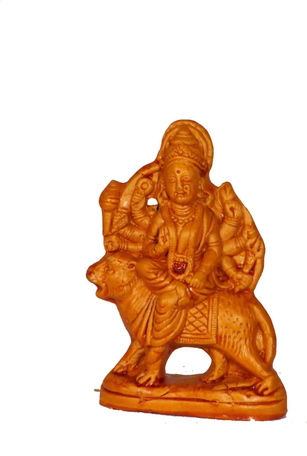 Goddess_Maa_Durga_Devi_Idol|_Religious_Murti_Decorative_Showpiece_-_10_Cm_(Terracotta,_Gold)