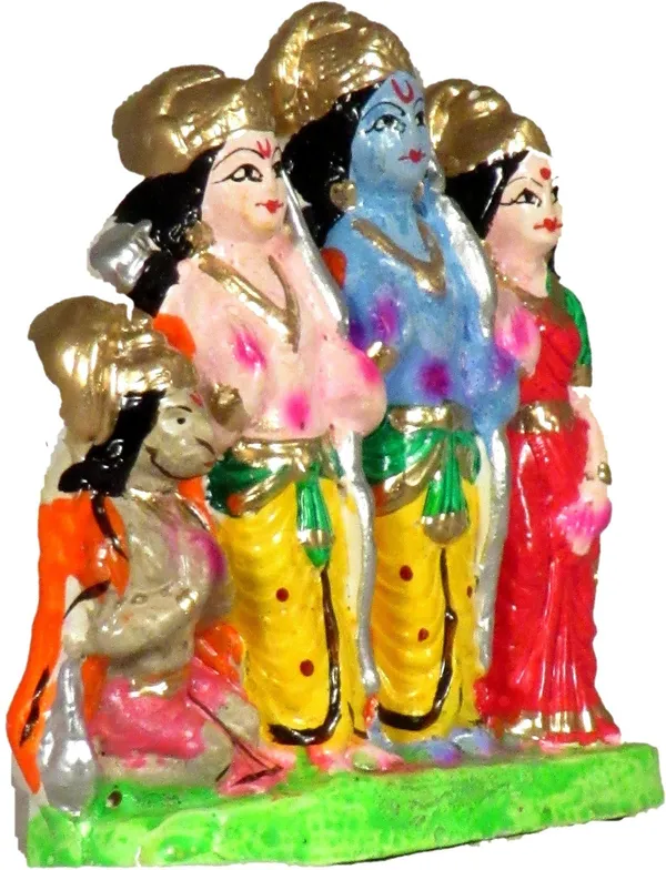 Ram_Darbar_Statue_|_Ram_Darbar_Idol_|_Ram_Laxman_Sita_Hanuman_Statue_Decorative_Showpiece_-_8.5_Cm_(Terracotta,_Multicolor)