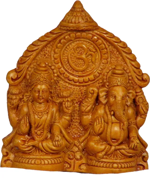 Ganesh_Laxmi_Idol_For_Hom_Decorative_Showpiece_-_11.5_Cm_(Terracotta,_Multicolor)