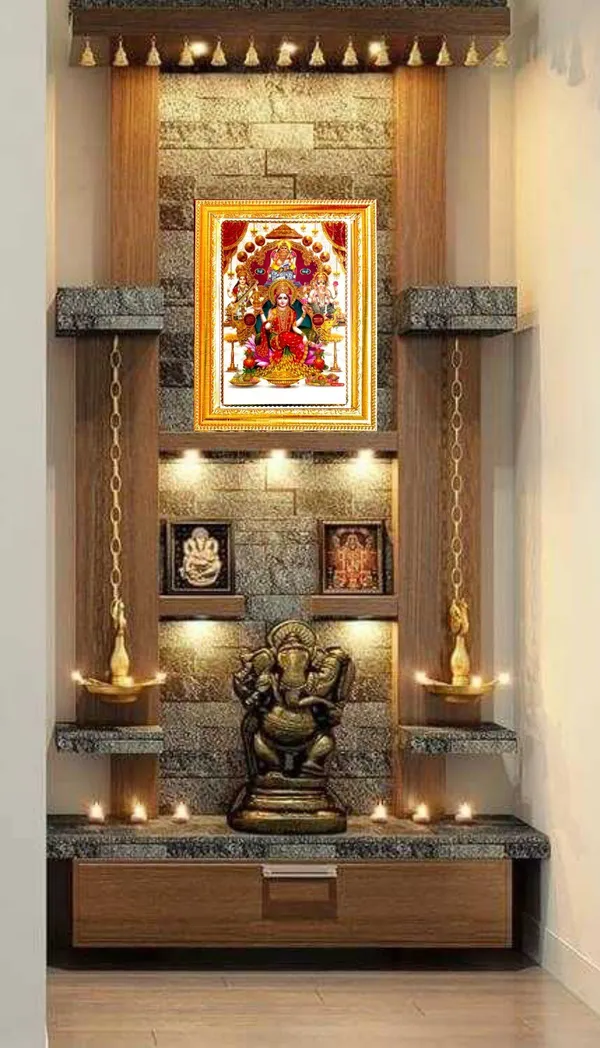 Photo_&_Frame_Laxmi_Ganesh_Saraswati_Kuber