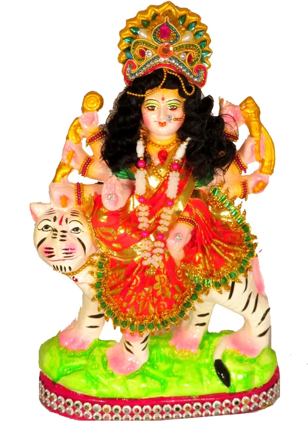 Goddess_Maa_Durga_Devi_Idol|_Religious_Murti_Decorative_Showpiece_-_28_Cm_(Terracotta,_Gold)