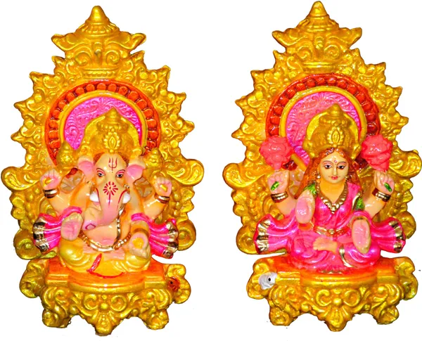 Terracotta_Laxmi_Ganesh_Murti_/_Clay_Laxmi_Ganesh_Idol_Decorative_Showpiece_-_18_Cm_(Terracotta,_Multicolor)