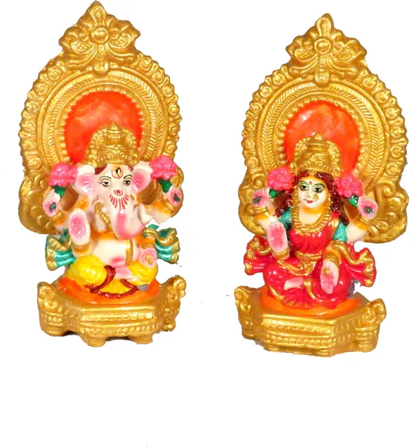 Ganesh_Laxmi_Ji_Idol_For_Diwali_|Laxmi_Ganesh_Idol_Decorative_Showpiece_-_13_Cm_(Terracotta,_Multicolor)