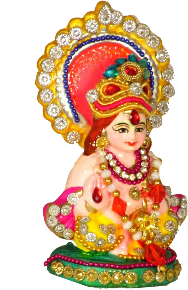 Kuber_God_Idol_|_Kuber_Statue_Decorative_Showpiece_-_9_Cm_(Terracotta,_Multicolor)