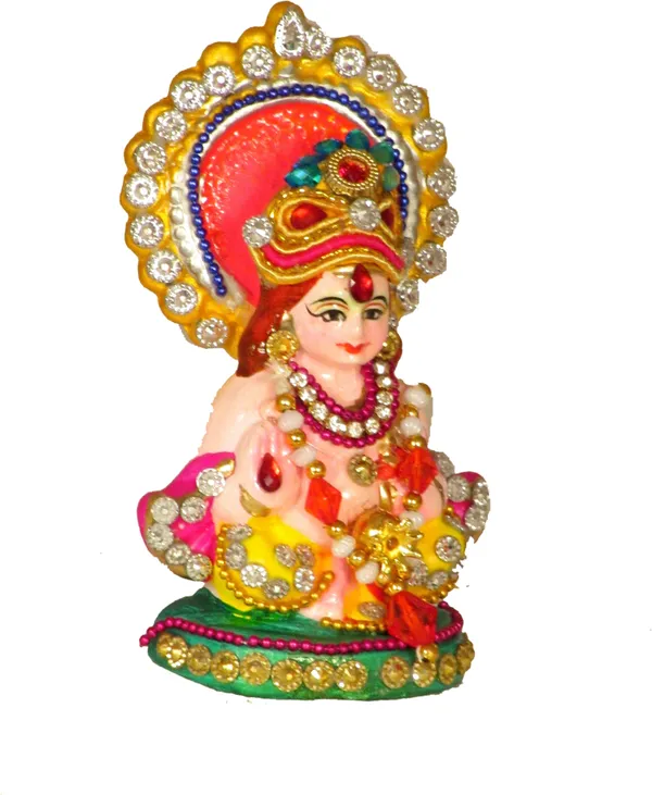 Kuber_God_Idol_|_Kuber_Statue_Decorative_Showpiece_-_9_Cm_(Terracotta,_Multicolor)