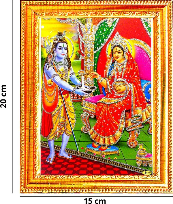 Photo_&_Frame_Annapurna_Ji_With_Shiv_Ji_|_Annapurna_Mata