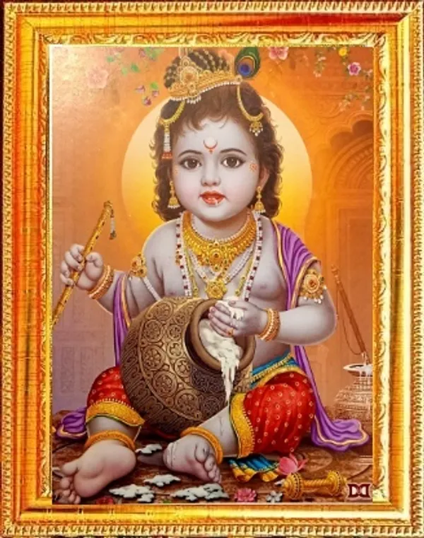 Photo_&_Frame_SUNINOW_Bal_gopal___(_20_X_15_CM_)