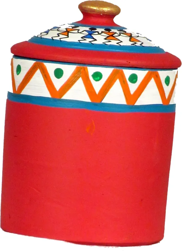 -_100_Ml_Earthenware_Utility_Container_(Red)
