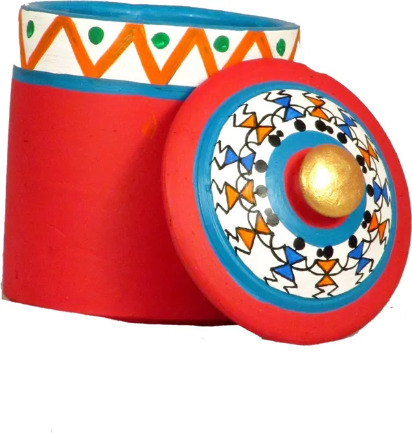 -_100_Ml_Earthenware_Utility_Container_(Red)