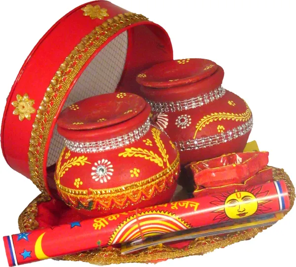 Karwa_Chauth_And_Ahoi_Thali_Set_With_Full_Size_Chunni_Silver_Plated_(13_Pieces,_Multicolor)