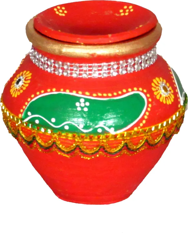 12_Inch_Terracotta_Karwa_Chauth_Thali_And_Ahoi_Ashtami_Thali_For_Pooja_Terracotta_(19_Pieces,_Red,_Multicolor)