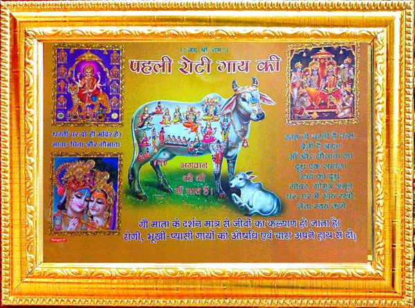 Photo_&_Frame_Kamdhenu_Cow_With_Other_Gods