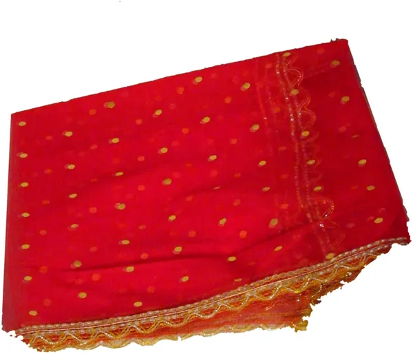 Photo_&_Frame_Karwa_Chauth_Thali_With_Full_Size_Chunni_,_Glass_And___For_Pooja_Terracotta_(11_Pieces,_Red,_Multicolor)