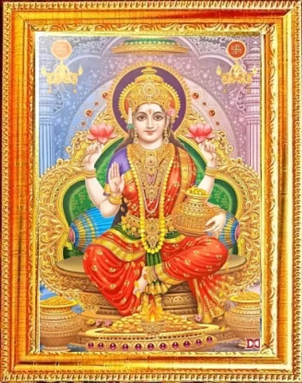 Photo_&_Frame_SUNINOW_Laxmi_ji___(_20_X_15_CM_)