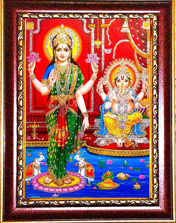 Photo_&_Frame_Laxmi_Ganesh