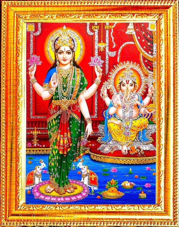 Photo_&_Frame_Laxmi_Ganesh