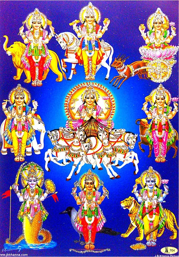 Photo_&_Frame_Lord_Surya_With_Other_Gods