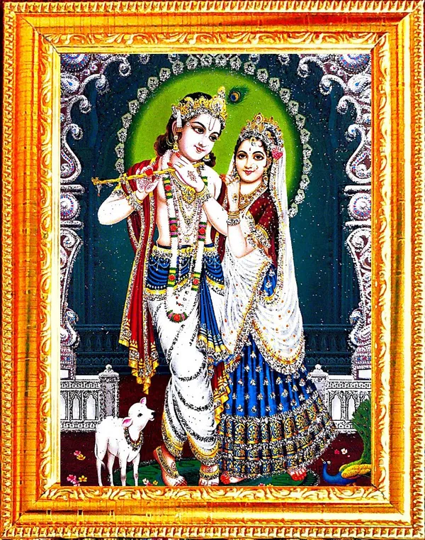 Photo_&_Frame_Radha_Krishna