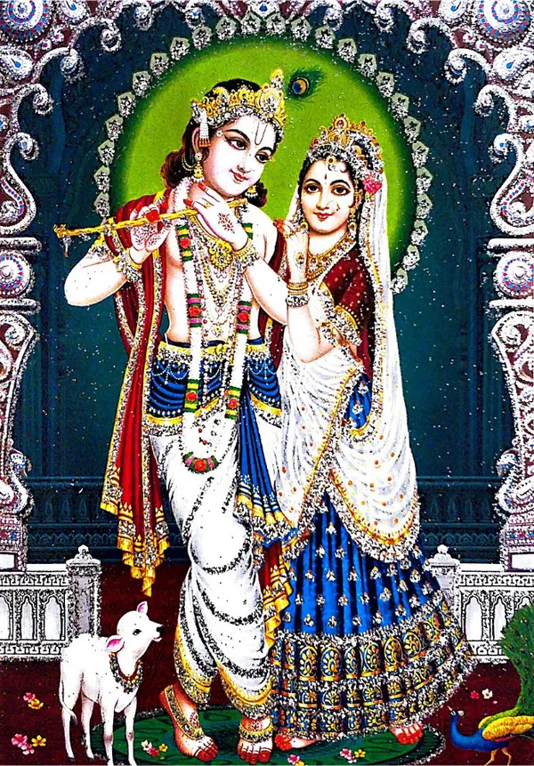 Photo_&_Frame_Radha_Krishna