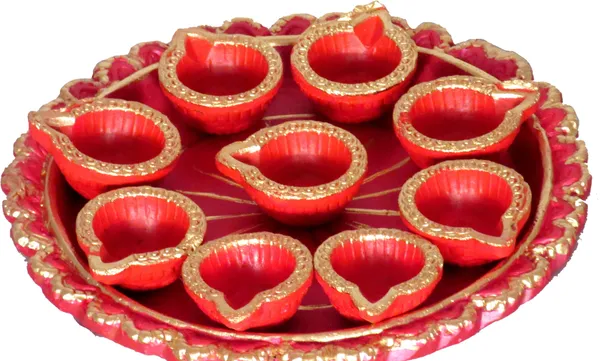 Terracotta_Thali_6_Inch_With_9_Diya_For_Diwali_Pooja_Terracotta_(10_Pieces,_Red)