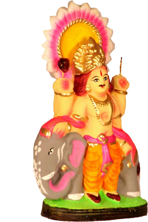 Clay_/_Terracotta_Vishwakarma_God_Idol_Decorative_Showpiece_-_14_Cm_(Clay,_Multicolor)