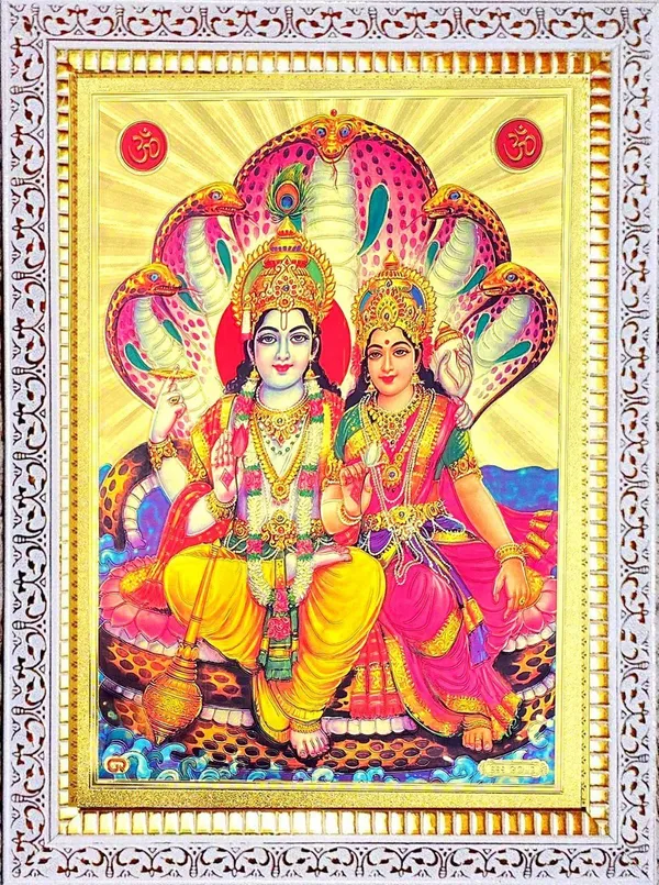 Photo_&_Frame_Vishnu_Laxmi
