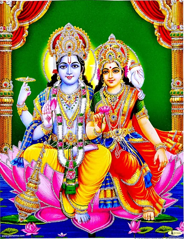 Photo_&_Frame_Vishnu_Laxmi___|Vishnu_Photo