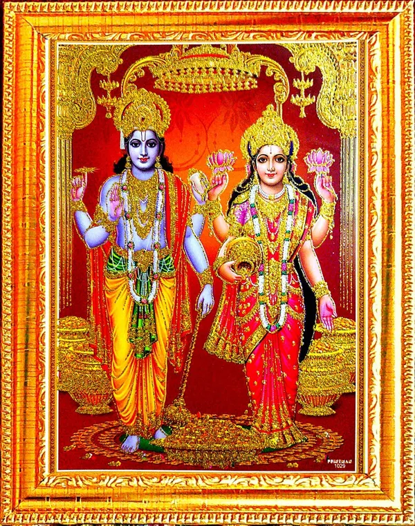 Photo_&_Frame_Vishnu_Laxmi