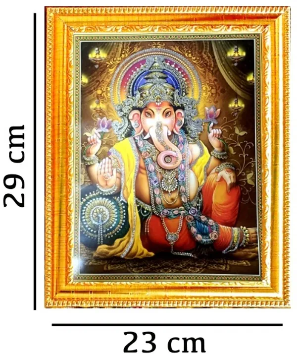 SUNINOW_Ganesh_photo_frame_(_29_x_23_cm_)_Religious_Frame_()